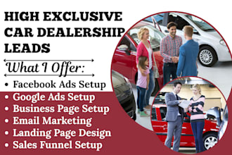 generate converting car dealership leads automobile leads car scrap leads