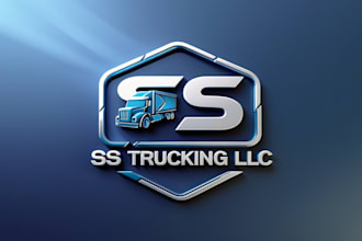 do trucking business, dispatcher, logistics, transport logo