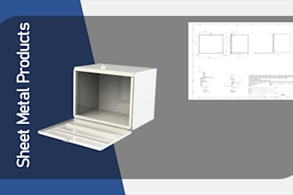create sheet metal parts, 3d models and drawings in solidworks