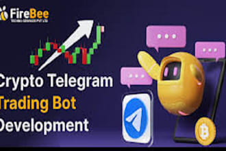 develop a custom telegram or whatsapp trade copier bot for crypto forex trading