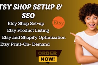 do SEO optimization for etsy shop, optimize product titles and tags