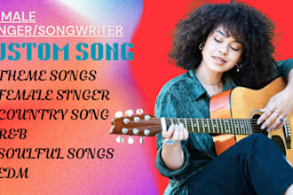 be custom song singer theme song female vocalist pop rock soft soulful music