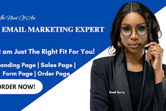 design landing page, popup, email campaign and automation, for wordpress website