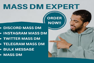 send mass dm, telegram mass dm, facebook mass dm, instagram mass dm, successful