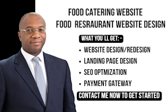 design food catering website catering website cafe website catering landing page