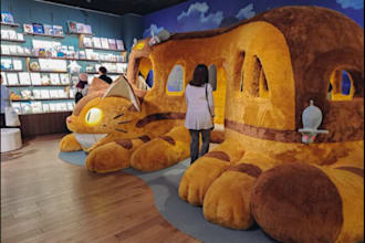 guide you in making bookings for the kirby café and ghibli museum in tokyo