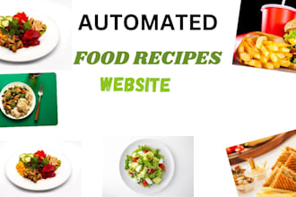 design a professional restaurant, food ordering, or bakery website