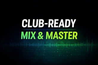 professionally mix and master your electronic music track