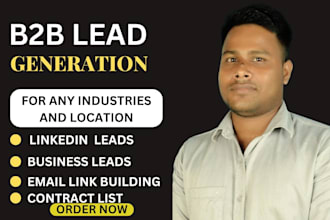 b2b valid lead generation and roofing lead from linkedin