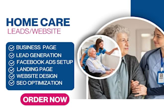 home care leads elderly care leads home care website senior care leads