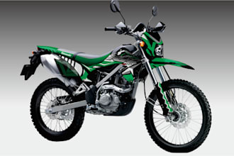 do wrap decal design for your mx motorcycle , motocros