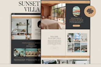 design travel website, airbnb website, vacation rental website for your business