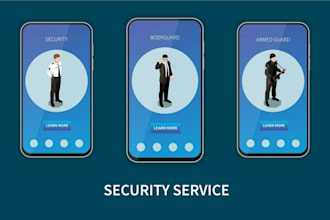 do on demand security guard app, uber for bodyguards app, bodyguard booking app