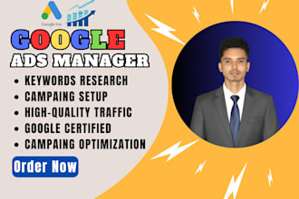 setup google ads campaigns manage and adwords PPC campaigns