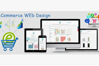 design ecommerce website, big commerce, webshop, hostinger, godaddy, ionos