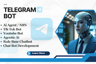 develop telegram bot rule based chat bot ai agent chatbot development