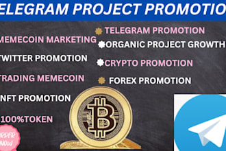 crypto telegram promotion boost solana meme coin promotion 100x token sales