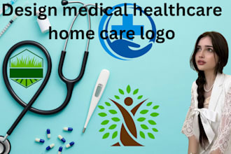 make and design medical healthcare home care logo