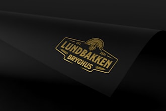 design a minimalist luxury brewery logo elevates your brand