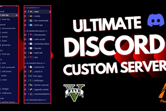 setup a professional discord server for fivem, rust, dayz or crypto in 24 hours