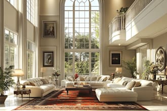 luxury livingroom interior render,cgi modern furniture,master plan,8k resolution