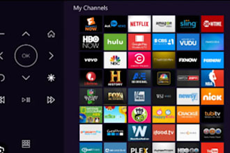 design iptv website life streaming app roku, iptv rebrand smart tv iptv app