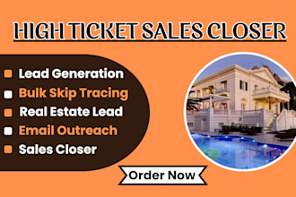 close high ticket sales with cold calling, email outreach and funnels