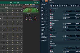 develop sportsbook odds scraper for live and prematch
