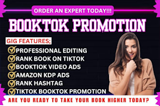viral and rank book on tiktok booktok tiktok ebook marketing, book rank, kdp ads