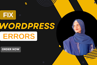 fix wordpress errors, troubleshoot issues, and resolve critical errors