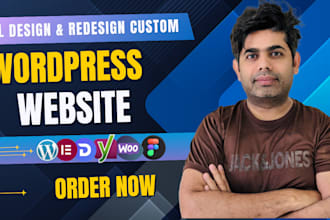 design and redesign custom wordpress website