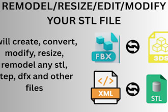 edit repair modify convert scan split your stl step and dxf file for 3d printing