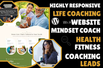 build life coaching website health fitness coaching website with booking system