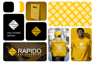 design logo, brand identity kit, full branding guidelines and brand style guide