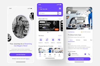 develop car washing app, home service app, laundry app, home cleaning app