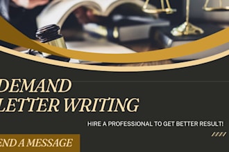 draft a demand letter for you as a US attorney in 24 hours