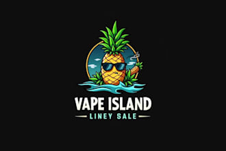 design suitable high definition island company logo