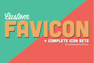 design favicon for you in 24h with bonus