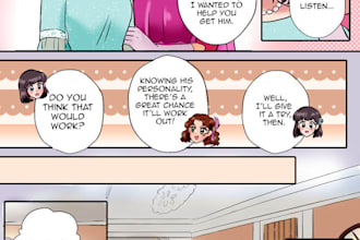 draw comic page, comic strip, nsfw and sfw comic, cartoon comic, anime manga