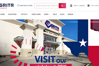 build from scratch firearm website, gun website setup firearm merchant account