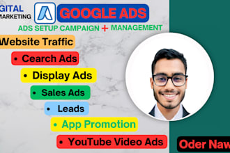 set up your google ads PPC ads campaigns and management