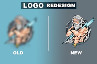 recreate, revamp, redesign, edit, or update your current logo creatively