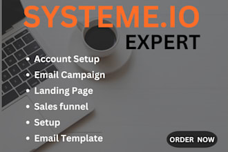 build systeme io funnels landing pages and email automation