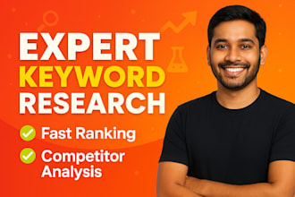 do website SEO audit, competitor analysis, keyword research