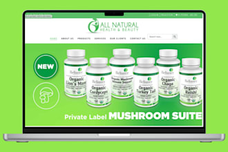 design supplement shopify store supplement store health supplement website