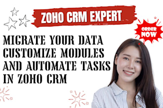 migrate your data customize modules and automate tasks in zoho CRM