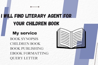 find literary agents, query letter, book synopsis book proposal children book