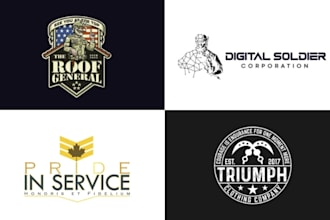 do custom military patch, tactical, army logo design in 48h