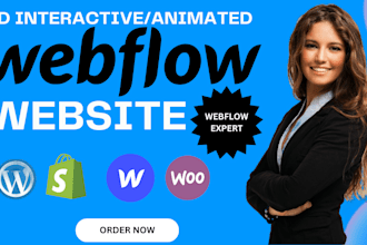 develop 3d interactive webflow website development 3d webflow landing page