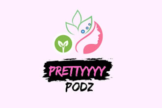 design premium women logo design for you